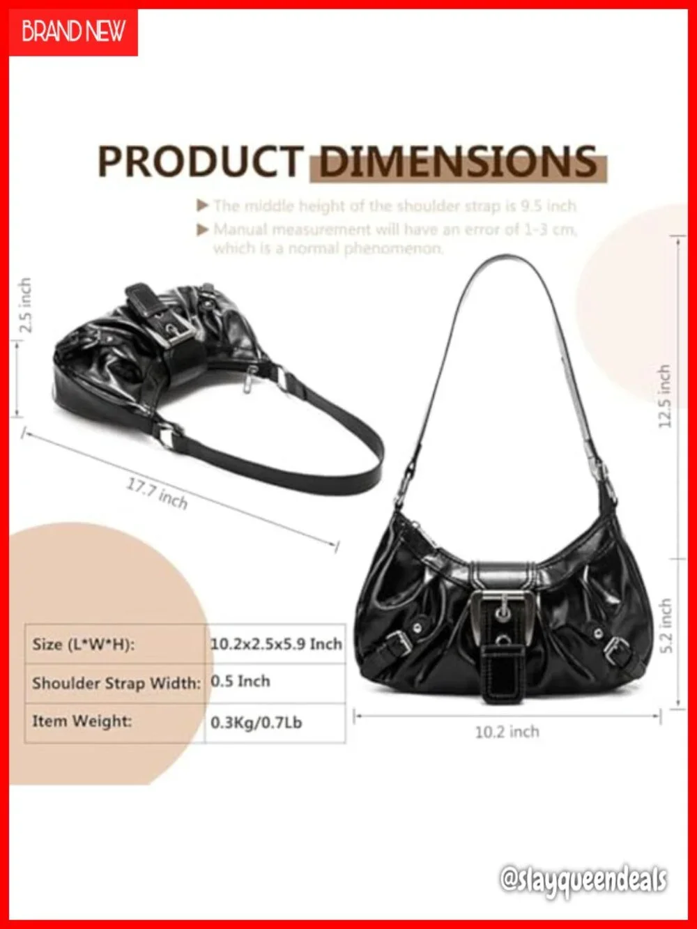 Faux Leather Y2K Hobo Shoulder Bag with Top Handle